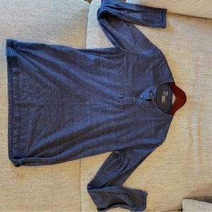 Public Opinion Long Sleeve Blue